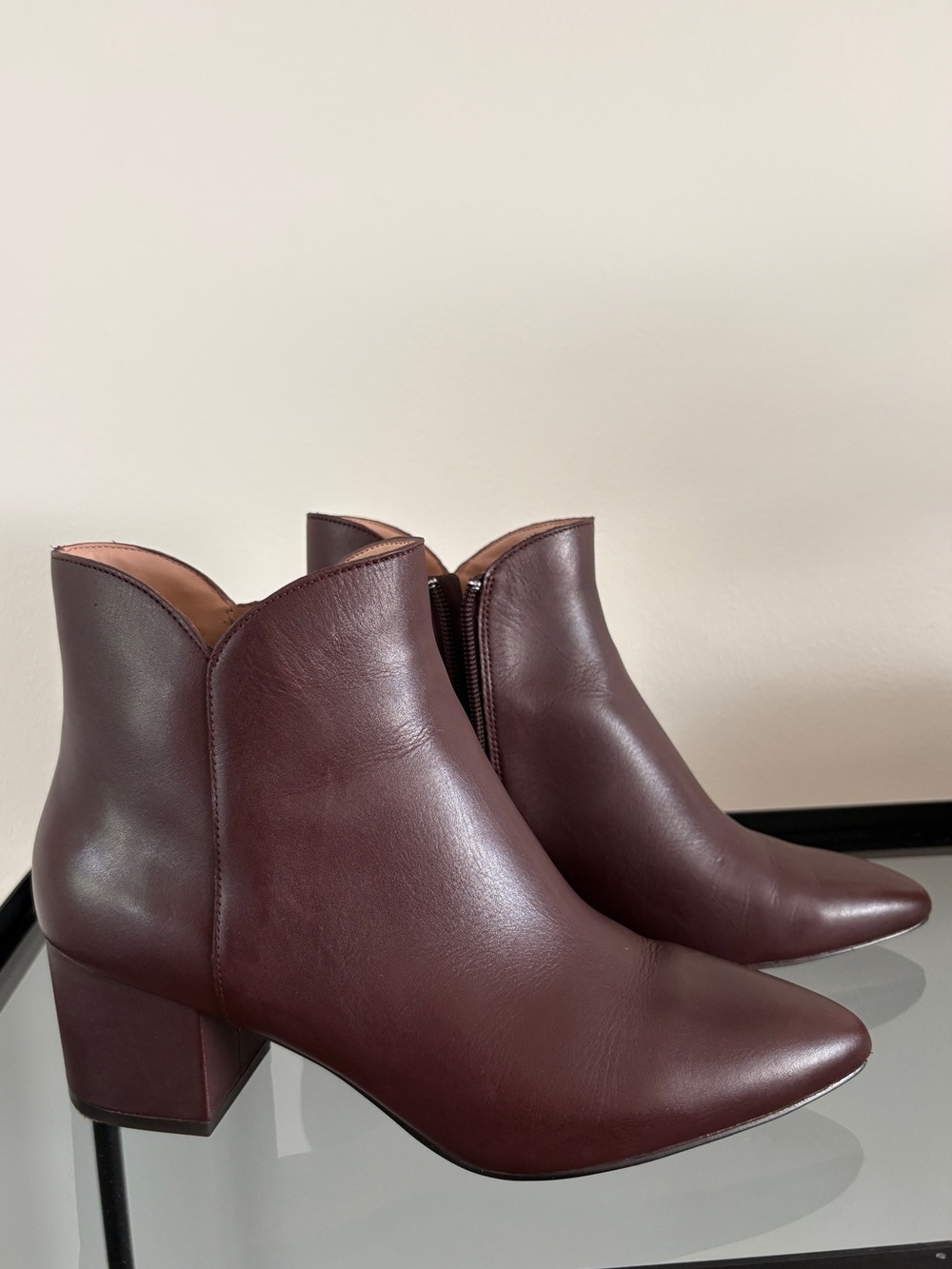 Cole Haan Elyse Bootie 60 MM in Madeira Leather